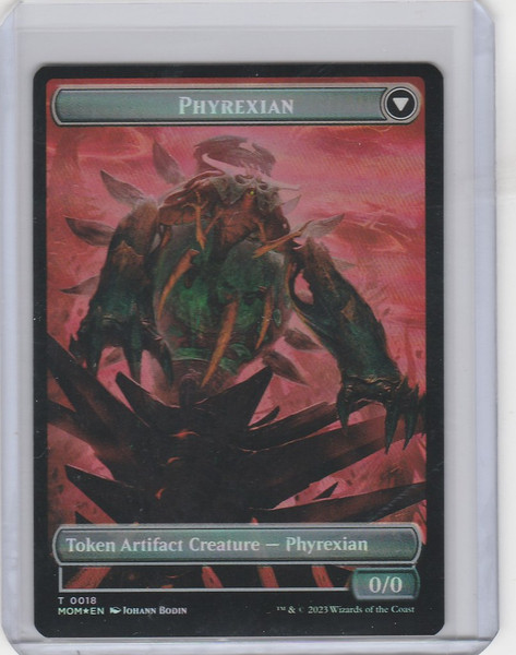 Magic March of the Machine 18 Incubator Phyrexian (0018) Double-Sided Token Foil