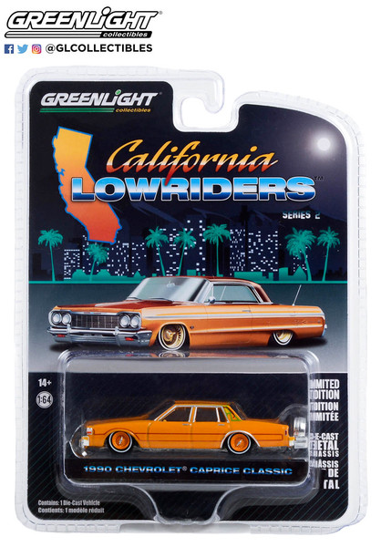 Greenlight 1:64 California Lowriders Series 2 1990 Chevrolet Caprice Classic