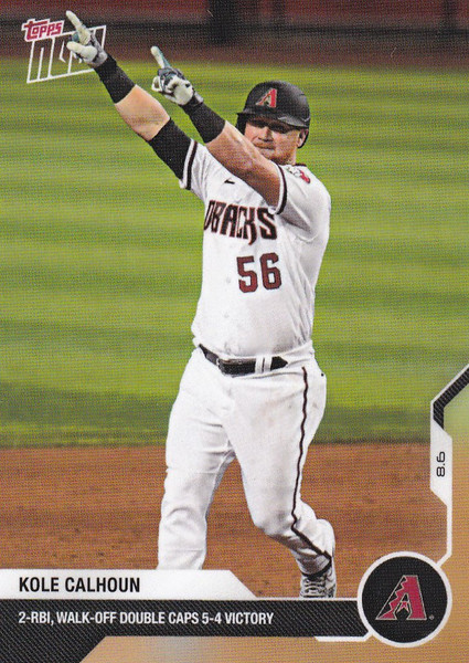 2020 TOPPS NOW #67 KOLE CALHOUN ARIZONA DIAMONDBACKS