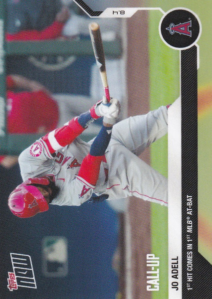 2020 TOPPS NOW #53 JO ADELL LOS ANGELES ANGELS