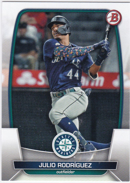 2023 Bowman #96 Julio Rodriguez Seattle Mariners