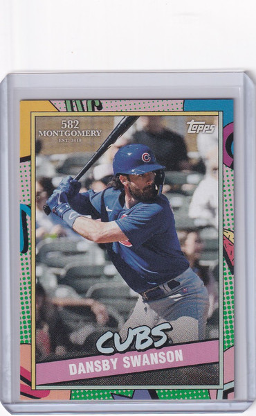2023 Topps 582 Montgomery Set 1 #15 DANSBY SWANSON CHICAGO CUBS