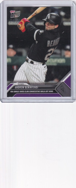 2023 TOPPS NOW PARALLEL #222 ANDREW BENINTENDI CHICAGO WHITE SOX 24/25