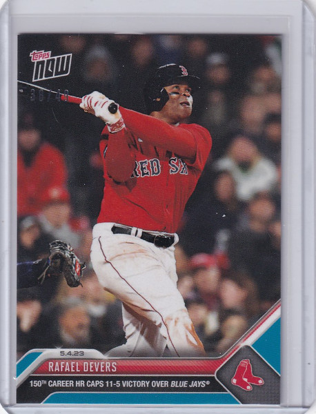 2023 TOPPS NOW PARALLEL #236 RAFAEL DEVERS BOSTON RED SOX 38/49