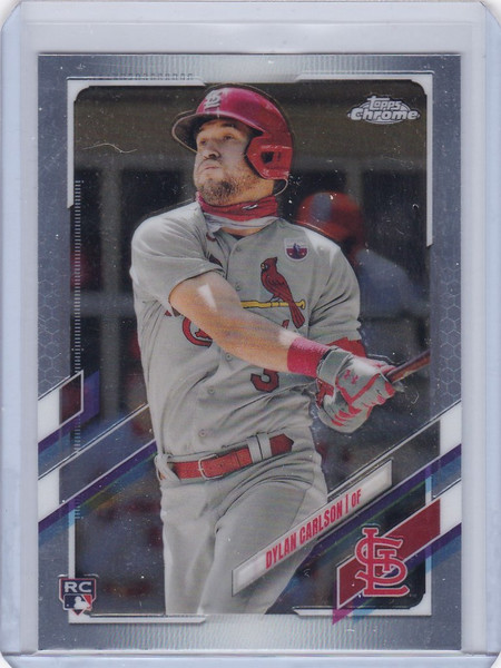 2021 Topps Chrome #140 Dylan Carlson RC St Louis Cardinals