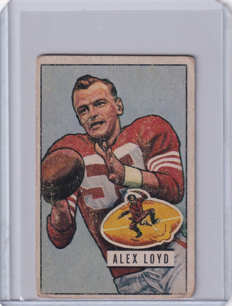 1951 Bowman Football #31 Alex Loyd - San Francisco 49ers