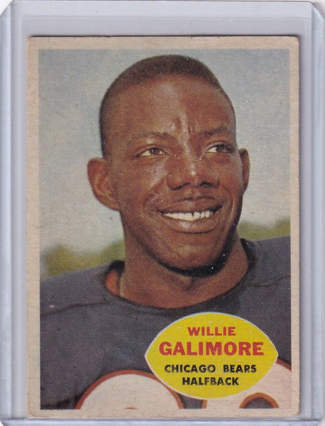 1960 Topps Football # 14 Willie Galimore - Chicago Bears