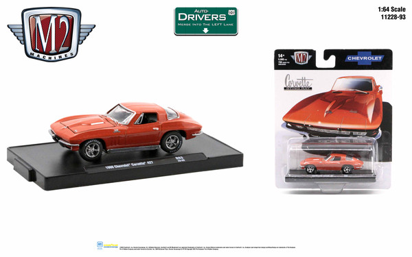 M2 Machines Auto-Drivers 1:64 R93 1966 Chevrolet Corvette 427