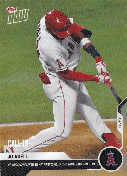 2020 TOPPS NOW #174 JO ADELL LOS ANGELES ANGELES