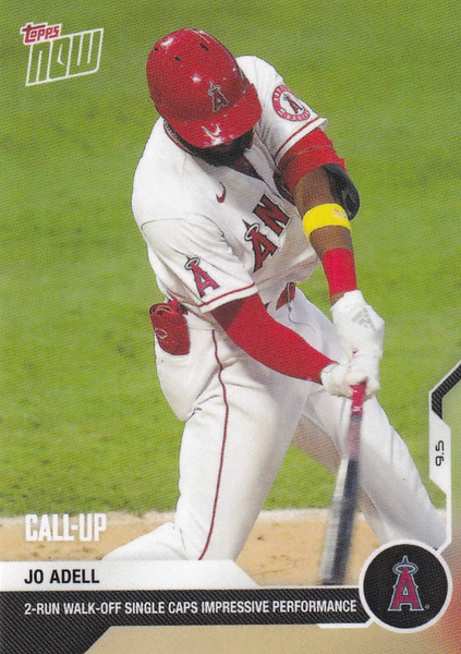 2020 TOPPS NOW #220 JO ADELL LOS ANGELES ANGELS