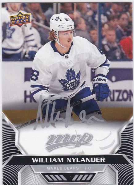 2020-21 Upper Deck MYP Silver Script #124 William Nylander Toronto Maple Leafs