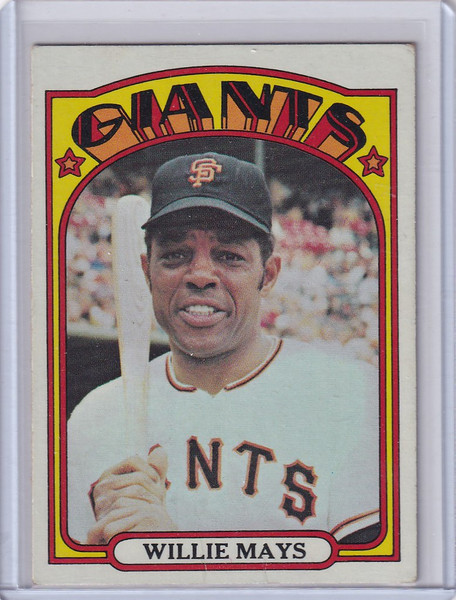 1972 Topps #49 Willie Mays San Francisco Giants