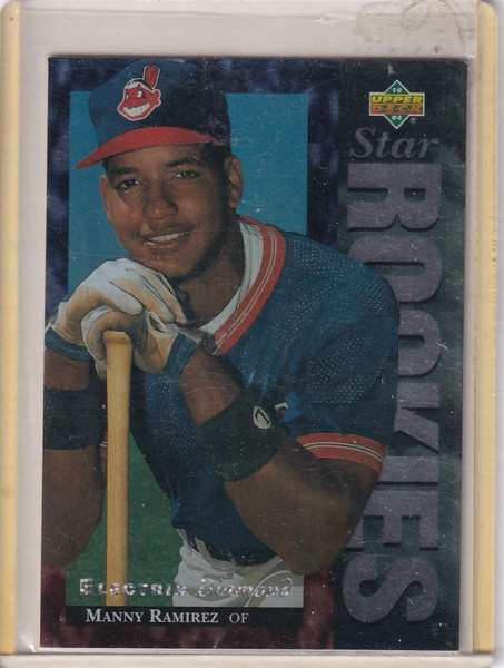 1994 Upper Deck Electric Diamond #23 Manny Ramirez Cleveland Indians