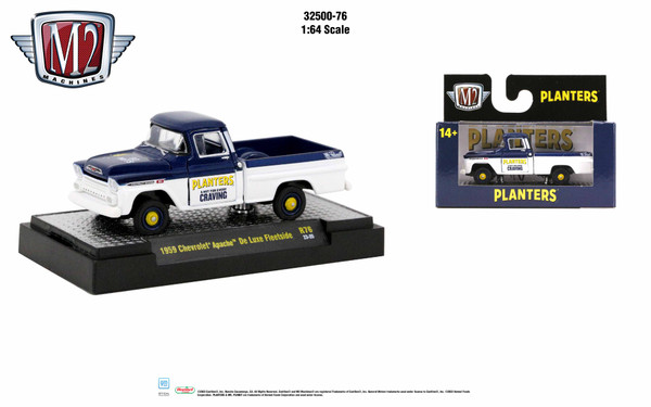 M2 Machines Auto Thentics 1:64 1959 Chevrolet Apache De Luxe Release 76