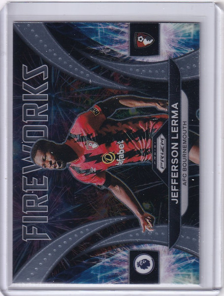 2022-23 Panini Prizm Premier League Fireworks 35 Jefferson Lerma AFC Bournemouth