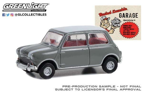 Greenlight 1:64 Busted Knuckle Garage Series 2 1965 Austin Mini Cooper S