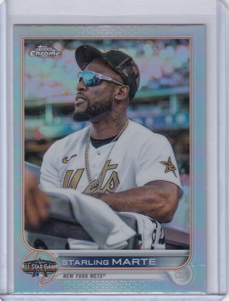 2022 Topps Chrome #ASGC-34 Starling Marte New York Mets