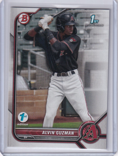 2022 Bowman 1st Edition #BPPF-18 Alvin Guzman Arizona Diamondbacks