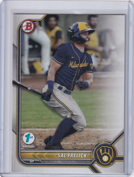 2022 Bowman 1st Edition #BPPF-149 Sal Frelick Milwaukee Brewers