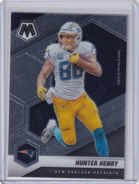 2021 Panini Mosaic #138 Hunter Henry Los Angeles Chargers