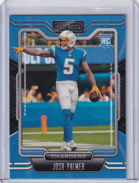 2021 Panini Playbook #124 Josh Palmer Los Angeles Chargers