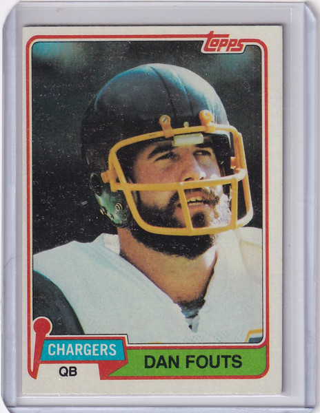 1981 Topps #265 Dan Fouts Los Angeles Chargers