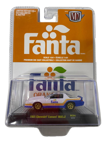 M2 Machines Coca-Cola Release RC04 1985 Chevrolet Camaro IROC-Z Fanta CHASE