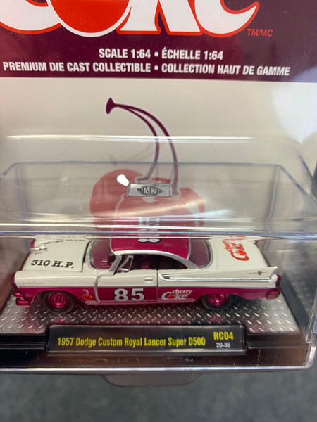 M2 Machines Coca-Cola Release RC04 57 Dodge Custom Royal Lancer Super D500 CHASE M2 Machines Coca-Cola Release RC04 57 Dodge Custom Royal Lancer Super D500 CHASE