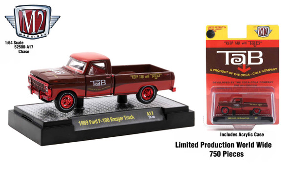 M2 Machines Coca-Cola Release A17 1969 Ford F-100 Ranger Truck CHASE