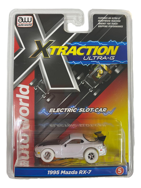 Auto World  SC368 R35 Xtraction Ultra G Slot Car 1995 Mazda RX-7 CHASE