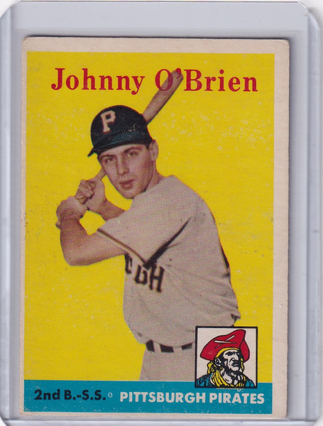 1958 Topps #426 Johnny O'Brien - Pittsburgh Pirates
