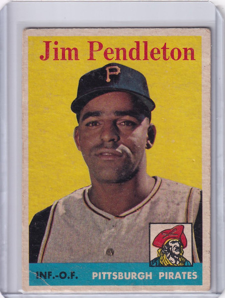 1958 Topps #104 Jim Pendleton - Pittsburgh Pirates