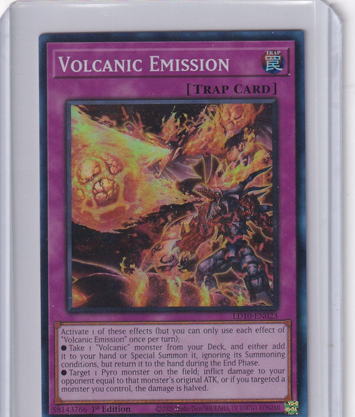 YuGiOh Legendary Duelists: Soulburning Volcano Volcanic Emission