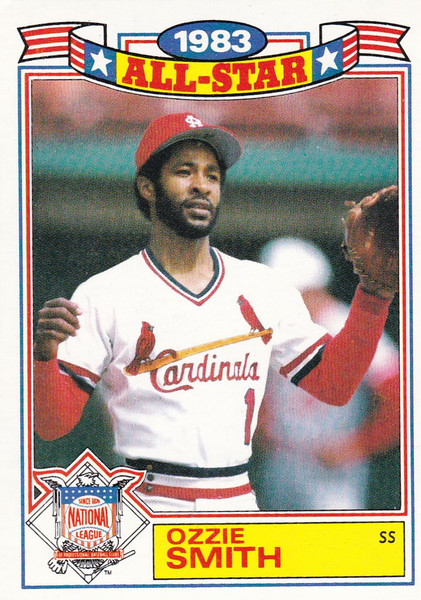 1983 TOPPS Ozzie Smith’s ALL STAR GAME #16 -- Cardinals