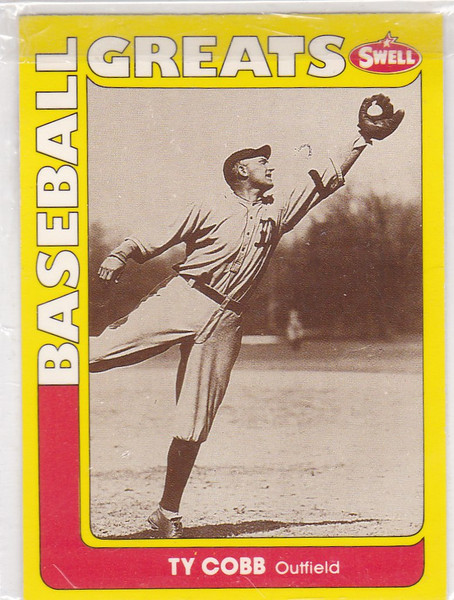 1990 Swell #127 Baseball Greats Ty Cobb  Detroit Tigers
