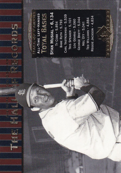 2001 Upper Deck Stan Musial The Hall of Records #84 -- Cardinals