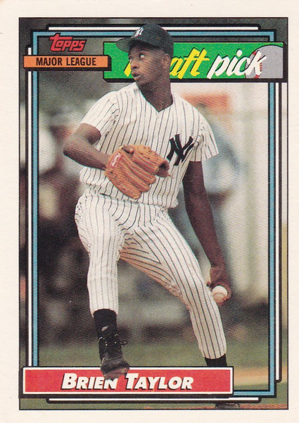 1992 Topps Brien Taylor RC #6 - New York Yankees