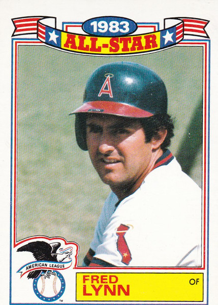 1983 Topps Fred Lynn All Star Game #7 - Angels