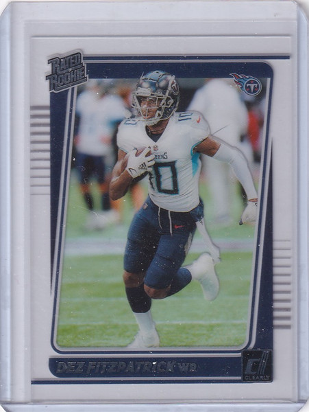 2021 Panini Clearly Donruss #83 Dez Fitzpatrick Tennessee Titans