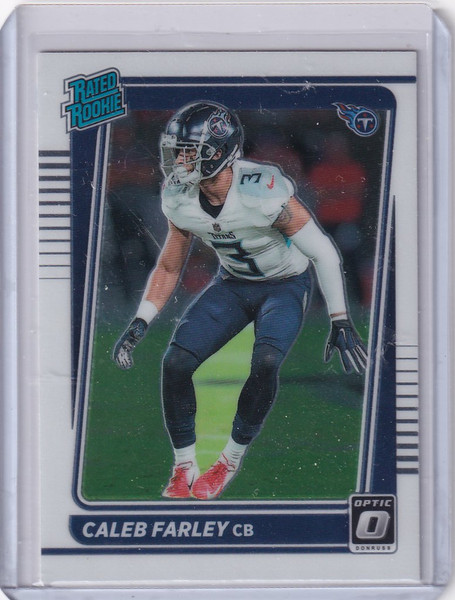 2021 Panini Donruss Optic #249 Caleb Farley Tennessee Titans