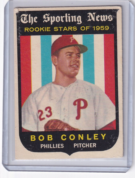1959 Topps 121 Bob Conley - Philadelphia Phillies RC