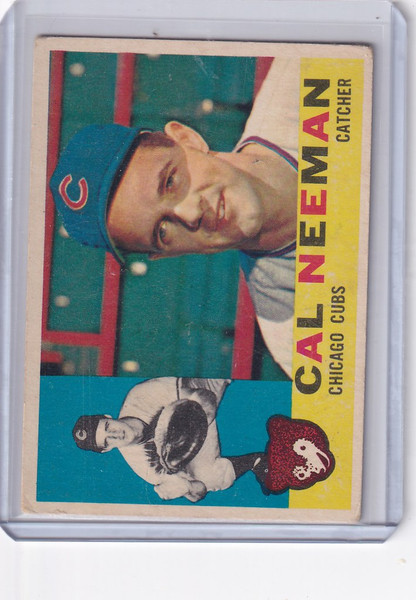 1960 Topps #337 Cal Neeman - Chicago Cubs