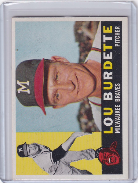 1960 Topps #70 Lou Burdette - Milwaukee Braves