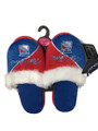 New York Rangers Women's Team Logo Cursive Colorblock Slipper