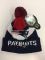 New England Patriots Big Logo Colorblock Light Up Beanie