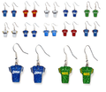 NFL Football Team Logo Womens Ladies Glitter Jersey Earrings Pick Your Team