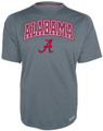 NCAA Alabama Crimson Tide Fusion Fit Short Sleeve Grey