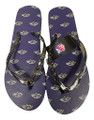 Baltimore Ravens Women's Glitter Thong Flip Flop Sandals