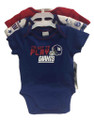 NFL New York Giants 3 Pack Bodysuit - Choose Your Size