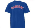 MLB Texas Rangers Majestic Tee Shirt Short Sleeve